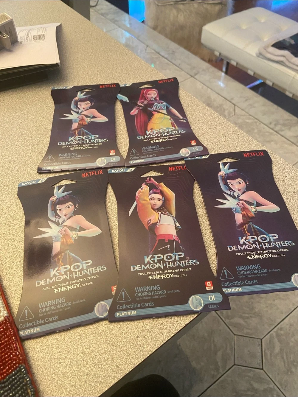K-POP Demon Hunters Energy Collectible Trading Cards - Netflix
